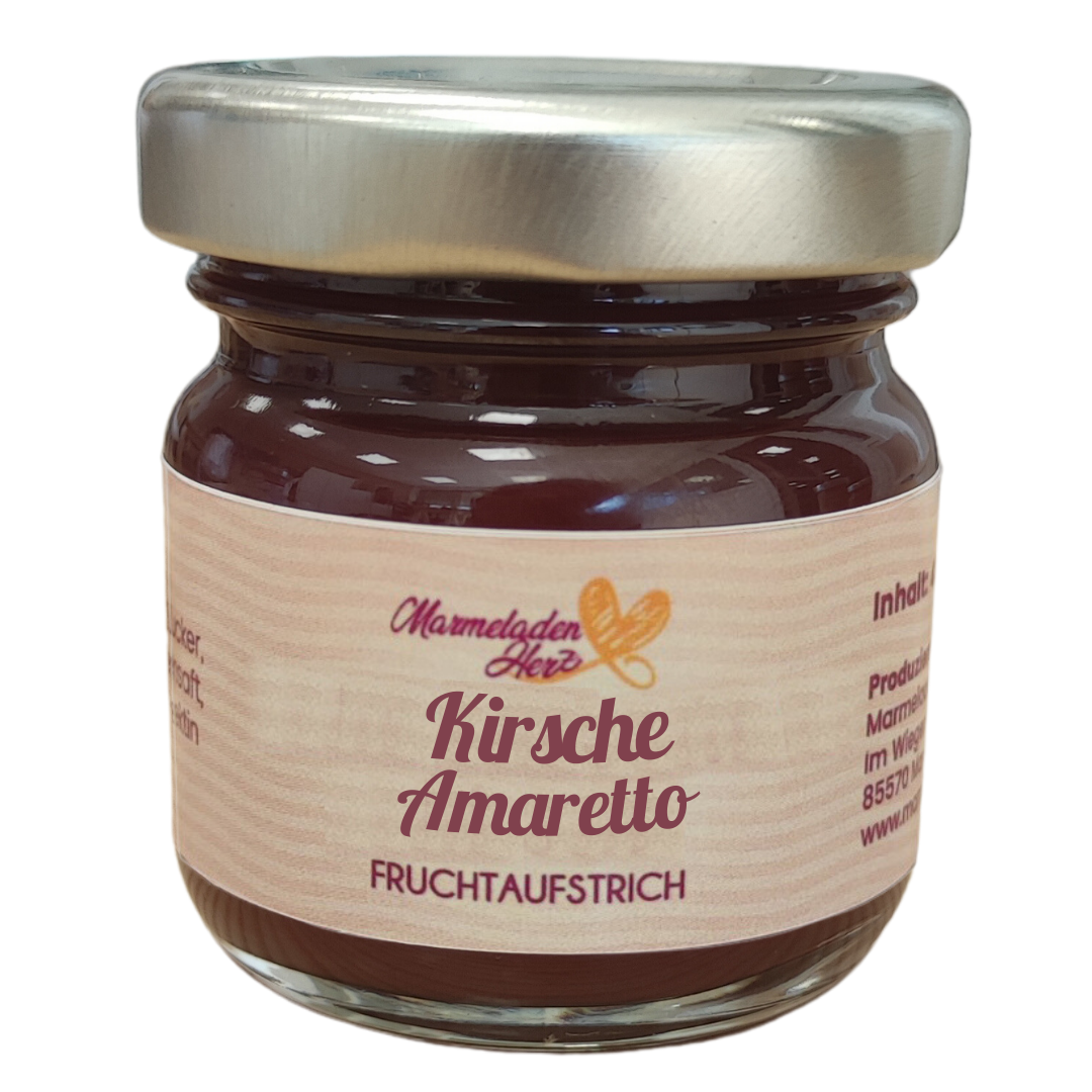 Mini Kirsche Amaretto Fruchtaufstrich 40 g