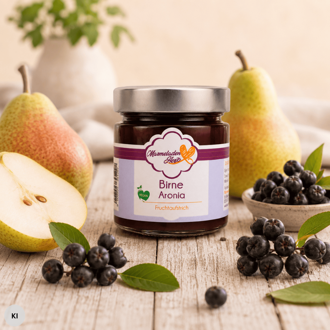 Birne Aronia Fruchtaufstrich