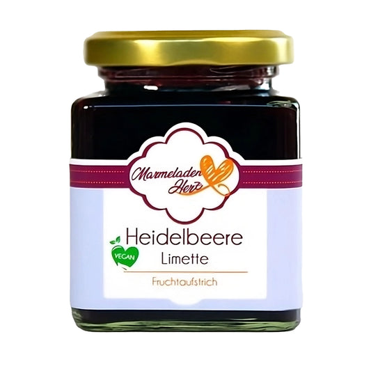 Heidelbeere Limette Fruchtaufstrich