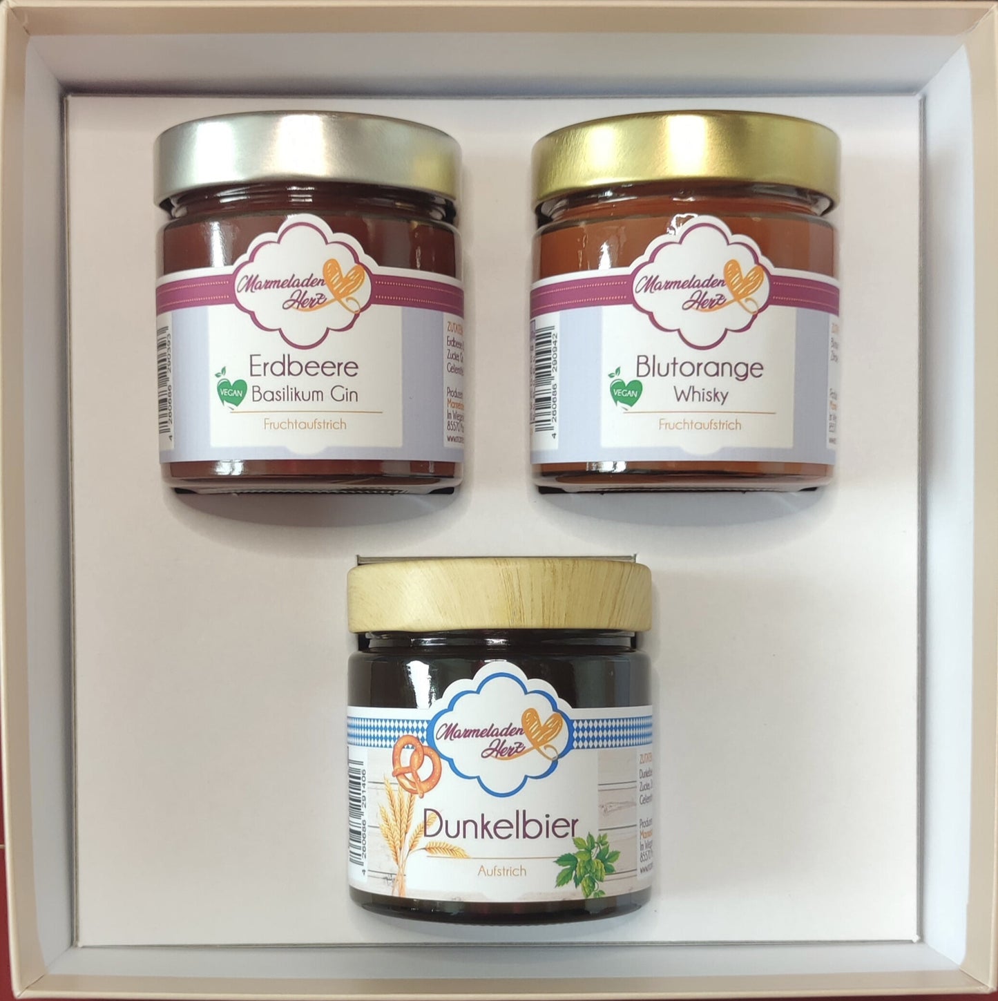 Geschenkbox "Vatertag" Fruchtaufstriche