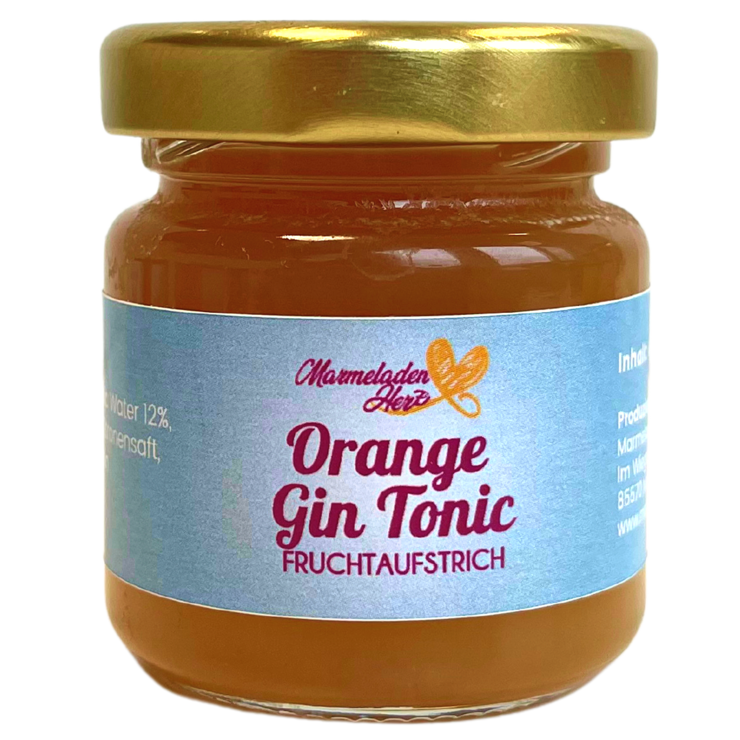Mini Orange Gin Tonic Fruchtaufstrich 40g