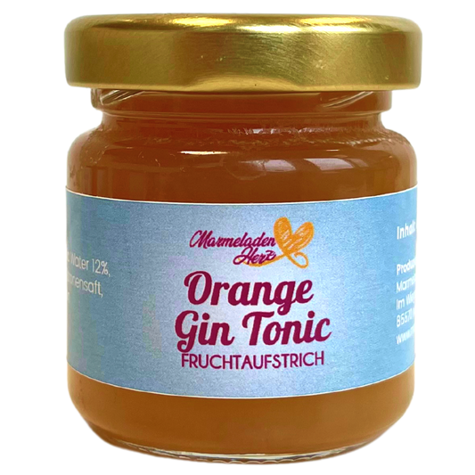 Mini Orange Gin Tonic Fruchtaufstrich 40g