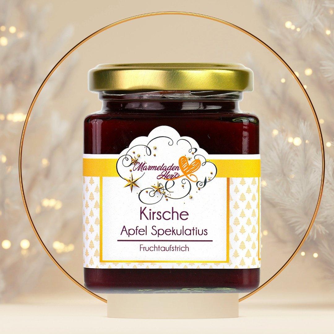 Kirsche Apfel Spekulatius - Marmeladenherz